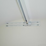 1 – No attic access. Hilti wall attachment