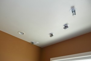 2 - Finished ceiling with kwiktrak attachments