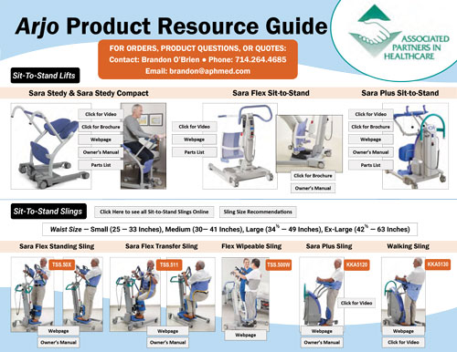 Arjo product Resource Guide